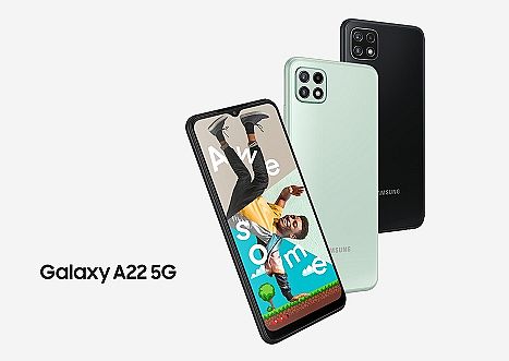 Samsung Galaxy A22 5G手機開箱,免$7,000高CP值大電量國民機