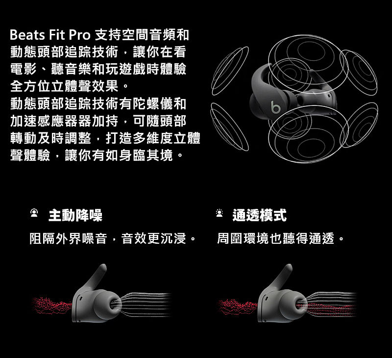 e即棒】Beats Fit Pro (Beats 白)+ Beats Flex (經典黑紅) (門號綁約