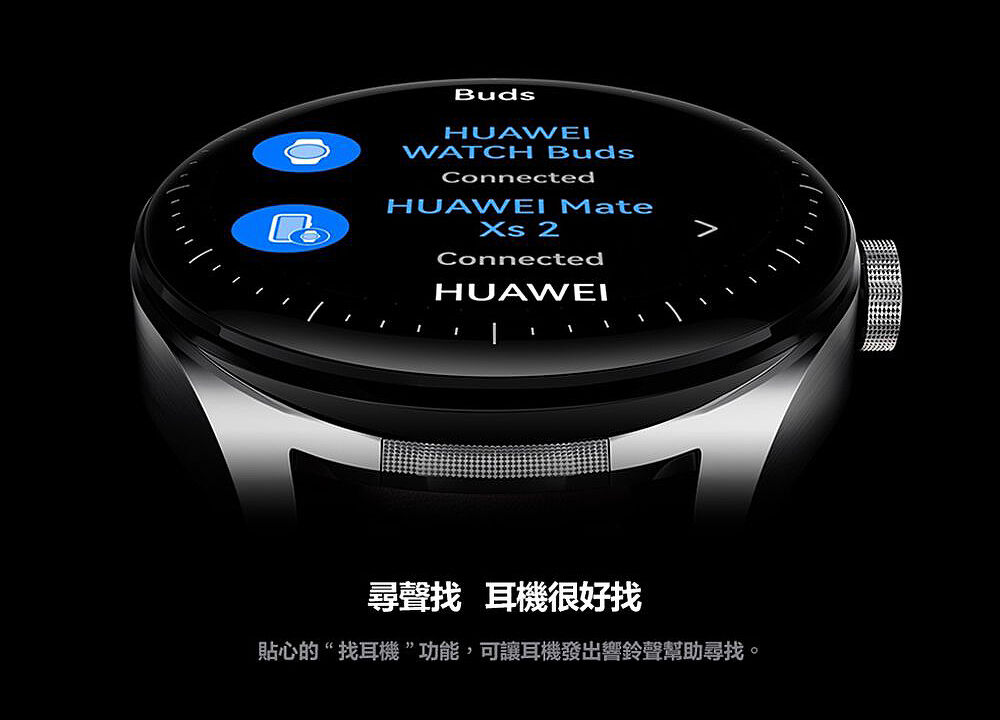 HUAWEI WATCH Buds 智慧手錶(內含無線藍芽耳機)-耳機．穿戴．手機配件