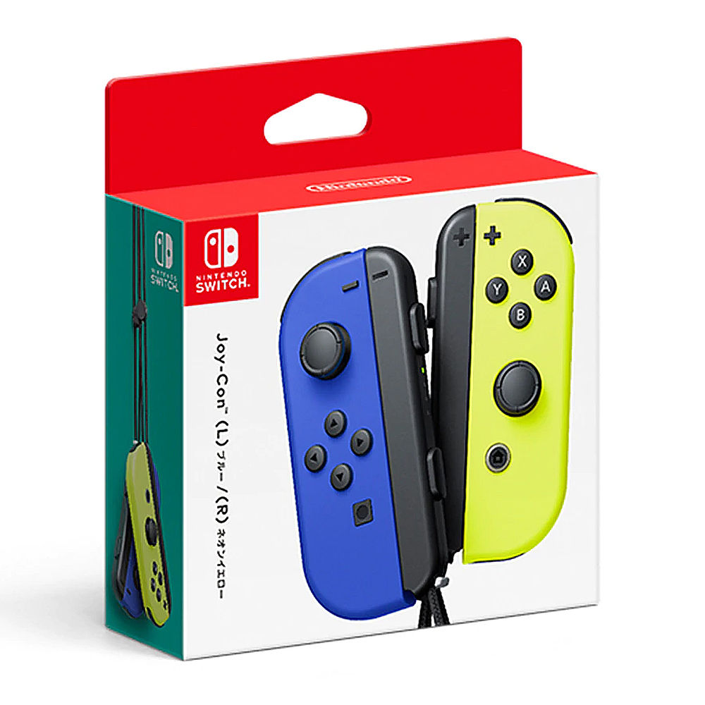 Nintendo Switch NS Joy-Con控制器(L)/(R)藍黃-數位．相機．電玩