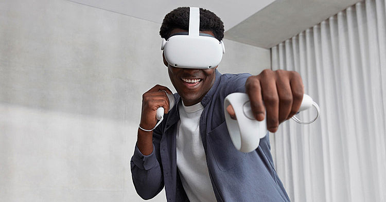 Meta Quest】Oculus Quest 2 VR 頭戴式裝置(128G)贈送Oculus高爾夫球桿