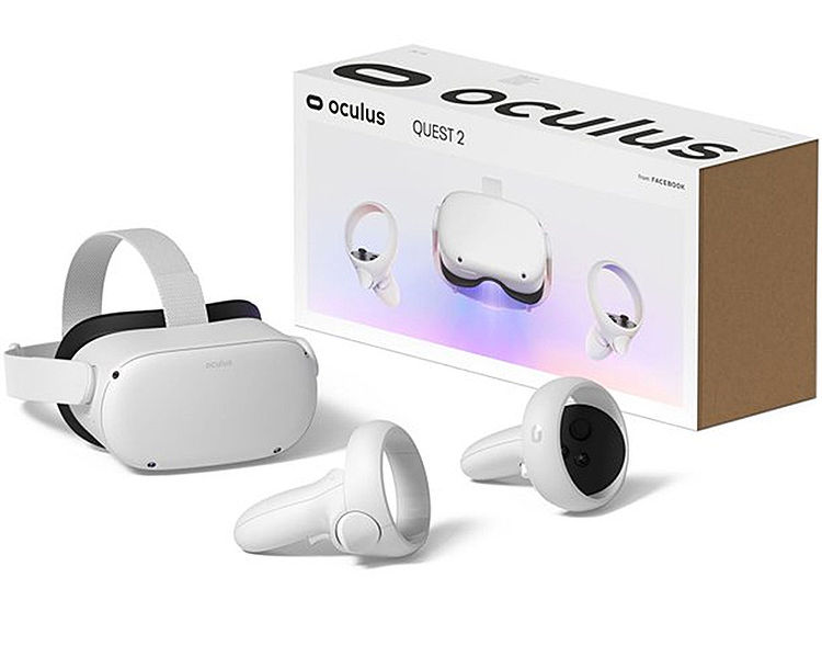 Meta Quest】Oculus Quest 2 VR 頭戴式裝置(128G)(周邊全配組)-數位
