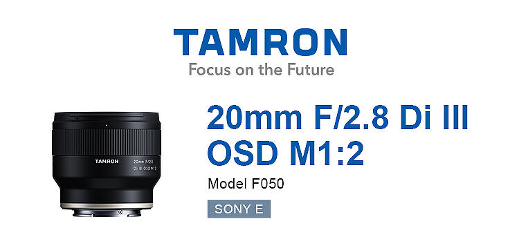TAMRON 20mm F/2.8 Di III OSD M1:2 Sony E 接環(F050)-數位．相機