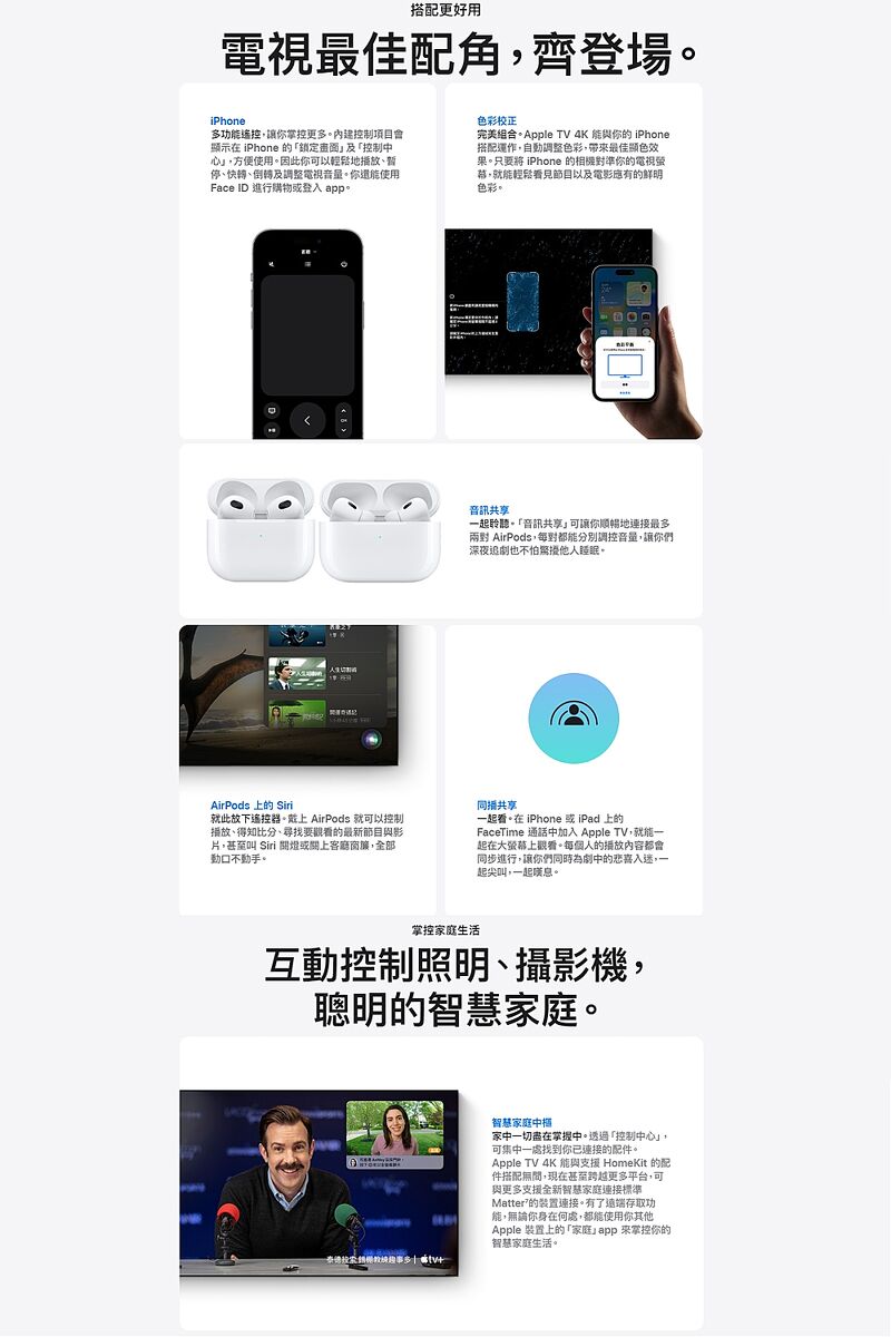 Apple TV 4K (第3代)(Wi-Fi+乙太網路)_128GB-(黑)-家電．影音-myfone購物
