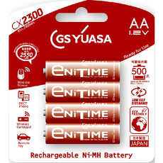 日本湯淺YUASA 低自放電鎳氫電池 3號 AACX23001組4顆