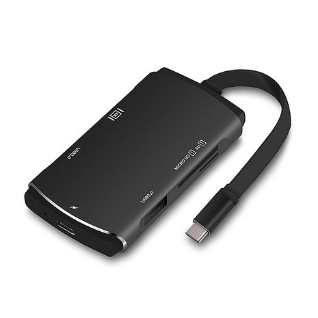 五合一多功能pd充電usb Type C Hub 集線器 Yc 207 網路 喇叭 周邊 儲存 Myfone購物