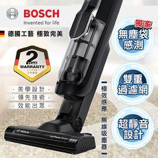 ★送配件組+衣物壓縮收納袋【BOSCH 德國博世】極效感應 18V 無線吸塵器/黑色BCH6AT18TW