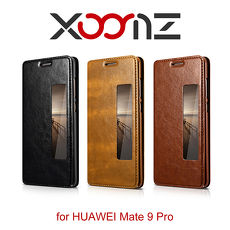 XOOMZ 騎士系列 HUAWEI 華為 Mate 9 Pro 智慧視窗 可站立皮套