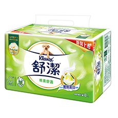 舒潔棉柔舒適抽取衛生紙 100x8x8串/箱