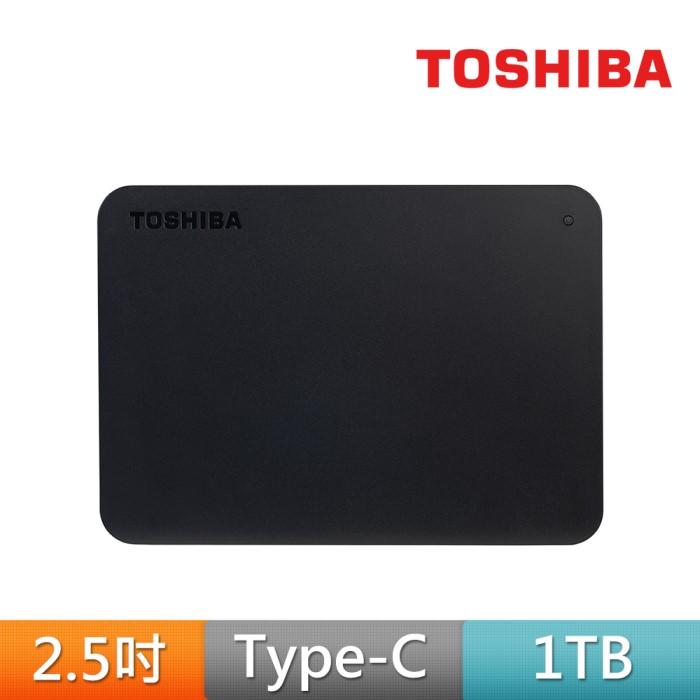 Toshiba東芝 A3 Canvio Basics Type-C 1TB USB3.2 2.5"外接式硬碟