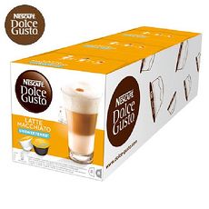 雀巢NESCAFE 無糖拿鐵咖啡膠囊 (Latte Macchiato Unsweetened) 3盒/條入