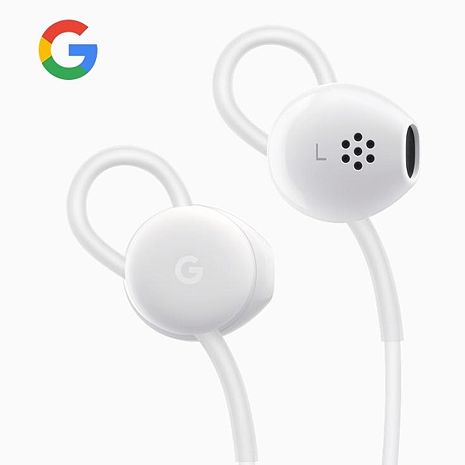 Google 原廠 USB-C Earbuds 有線耳機 (白)