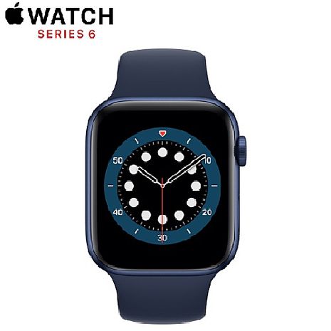 Apple Watch Series6 GPS+LTE版 40mm藍色鋁金屬錶殼配藍色運動錶帶