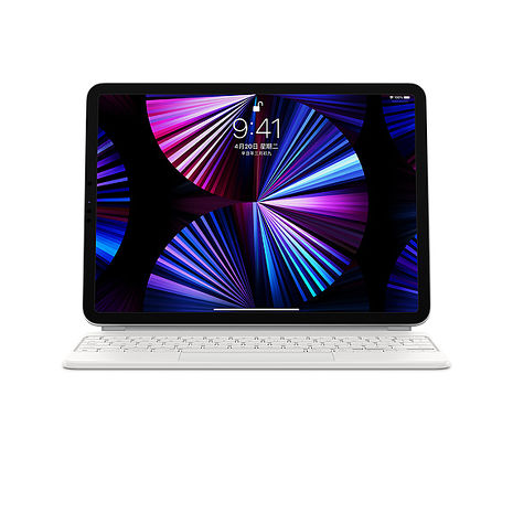 Apple 11吋Magic keyboard MJQJ3TA/A (for iPad Pro 第三代) 白-耳機