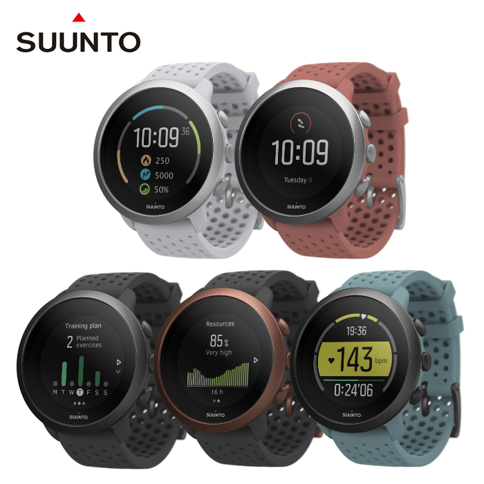 SUUNTO 3 輕巧耐用，配置【智能訓練導引】的運動腕錶