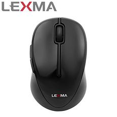 LEXMA 雷馬 M300R 無線光學滑鼠 黑