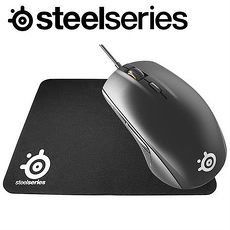 SteelSeries 賽睿 Rival 95 電競滑鼠 黑 + Qck mini 滑鼠墊 組合包