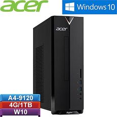 ACER宏碁 Aspire XC-330 AMD雙核Win10電腦(A4-9120/4G/1TB/W10)